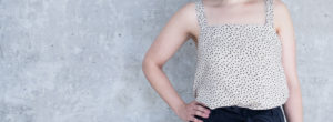 Top nähen mit Nähanleitung: Schnittmuster Top LaSole "Camisole" mit breiten Trägern - Schnittduett