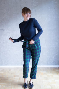 Schnittmuster Rollkragenshirt Schnittmuster Hose Wrapped - Schnittduett - Moderne Schnittmuster für Frauen, die minimalistische Mode lieben