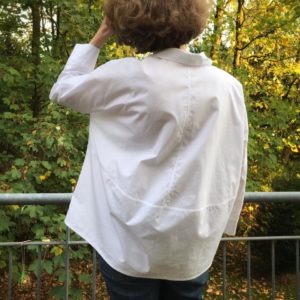 Schnittmuster Oversize Bluse Cocoon Schnittduett - Genäht von Wiebke von Mainemuhme