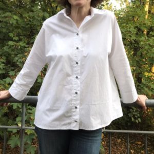 Schnittmuster Oversize Bluse Cocoon Schnittduett - Genäht von Wiebke von Mainemuhme