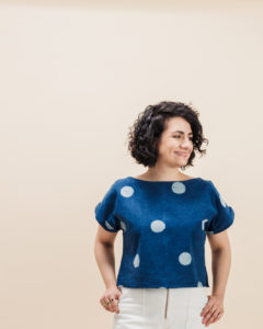 Schnittmuster Blusenshirt Bloom - Blusenshirt nähen - Schnittduett moderne Schnittmuster für Damen